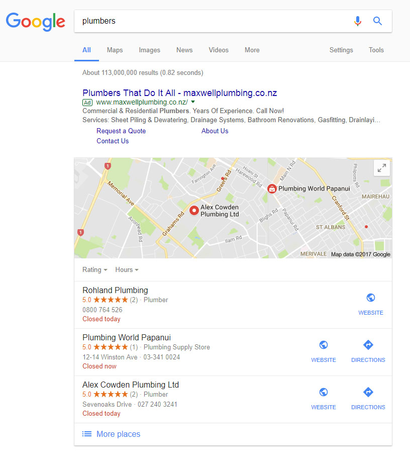 mybusiness-example-search
